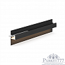 картинка Теневой плинтус Laconistiq LIGHT DOORS Чёрный анодированный от магазина Parket777