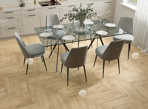 картинка Ламинат SPC Alpine Floor Parquet LVT Дуб Ваниль Селект ECO 16-3 от магазина Parket777