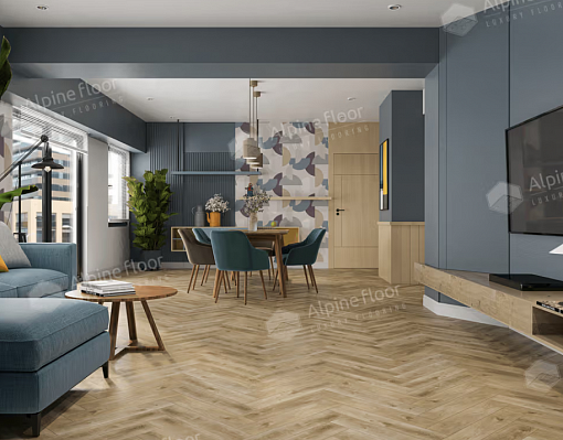 картинка Ламинат SPC Alpine Floor Parquet LVT Дуб Кастор ECO 16-34 от магазина Parket777