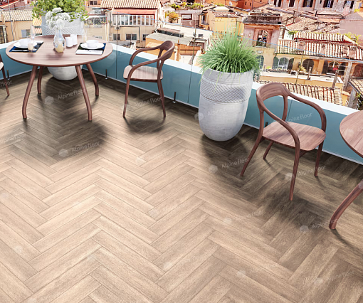 картинка Ламинат SPC Alpine Floor Parquet Premium Премиальный паркет Макадамия Eco 19-10 МС от магазина Parket777