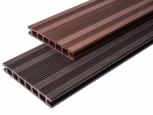 картинка Террасная доска Ecodeck шовная Венге от магазина Parket777