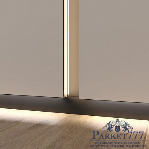 картинка Теневая рейка Laconistiq Light под подсветку Светлое золото анодированное от магазина Parket777