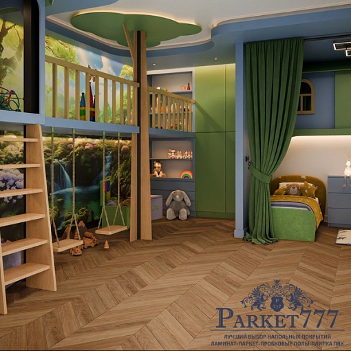 картинка Кварцвиниловая плитка DAMY FLOOR Chevron LVT Монсоро DF09-CH-LVT от магазина Parket777