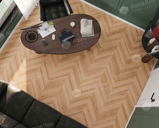 картинка Ламинат SPC Alpine Floor Chevron Alpine Сомерсетский Дуб Самерсет Eco 18-19 MC от магазина Parket777