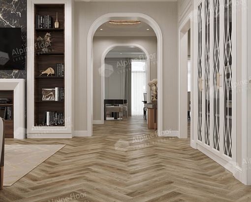картинка Ламинат SPC Alpine Floor Parquet LVT Дуб Целата ECO 16-35 от магазина Parket777