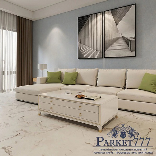 картинка Ламинат MSPC Stone Floor Бело-серый мрамор 2820-4 MР от магазина Parket777