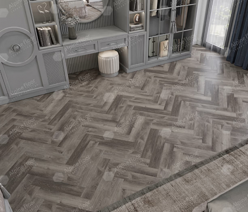 картинка Ламинат SPC Alpine Floor Parquet Light Изящный паркет Дуб Мерга Eco 13-13 МС от магазина Parket777