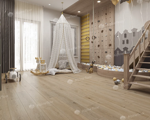 картинка Ламинат SPC Alpine Floor Easy Line Дуб Миндальный ЕСО 3-27 от магазина Parket777