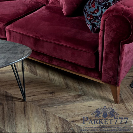картинка Кварцвиниловая плитка Vinilam Parquet Chevron Glue Шеврон Лувр I107516 от магазина Parket777