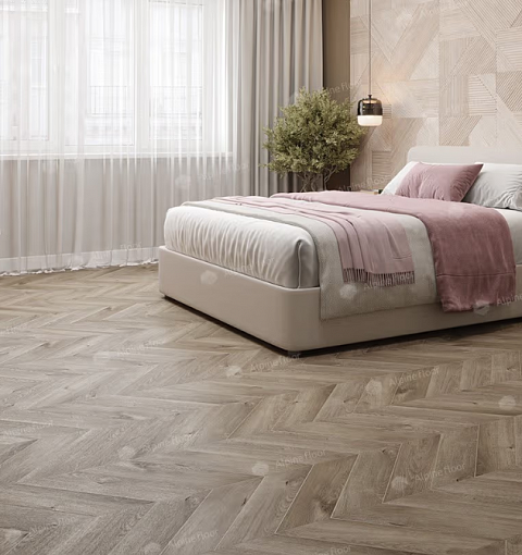 картинка Ламинат SPC Alpine Floor Chevron Alpine Натуральный первозданный дуб отбеленный ECO 18-3 MC Eco 18-3 MC от магазина Parket777