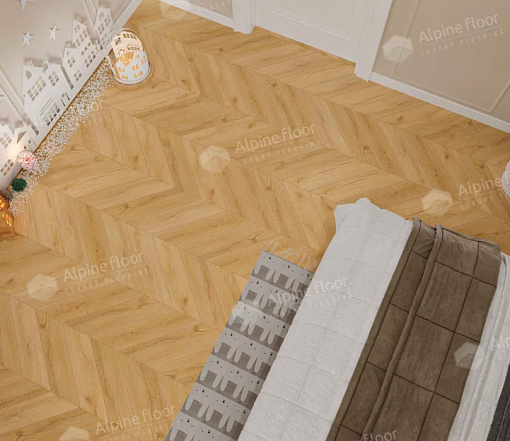 картинка Ламинат SPC Alpine Floor Chevron Alpine Caldo Eco 18-20 MC от магазина Parket777