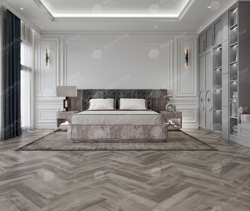 картинка Ламинат SPC Alpine Floor Parquet Light Изящный паркет Дуб Мерга Eco 13-13 МС от магазина Parket777