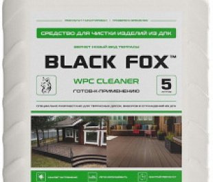 Чистящее средство BLACK FOX wpc cleaner для террасных досок из ДПК 5 л 