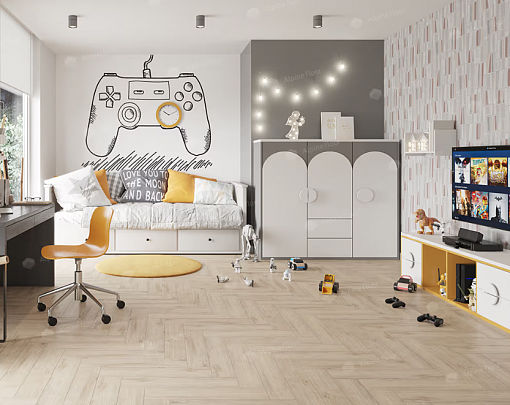 картинка Ламинат SPC Alpine Floor Parquet Light Изящный паркет Дуб Медия Eco 13-20 МС от магазина Parket777