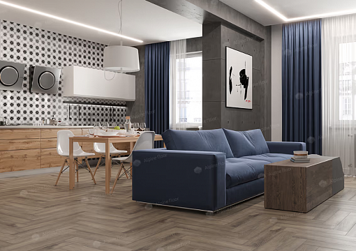 картинка Ламинат SPC Alpine Floor Parquet Light Изящный паркет Дуб Исида Eco 13-15 МС от магазина Parket777