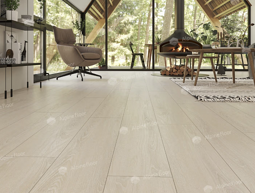 картинка Ламинат SPC Alpine Floor Easy Line Дуб Снежный ЕСО 3-14 от магазина Parket777