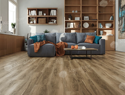 картинка Ламинат SPC Alpine Floor Nut Орех Ногал Классик Eco 22-3 MC от магазина Parket777