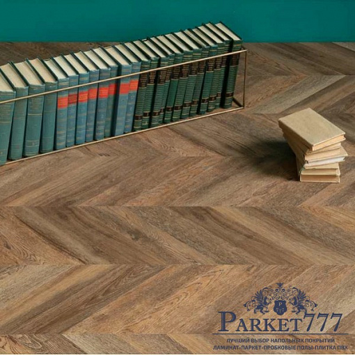 картинка Кварцвиниловая плитка Vinilam Parquet Chevron Glue Шеврон Нормандия RI153610CL4 от магазина Parket777