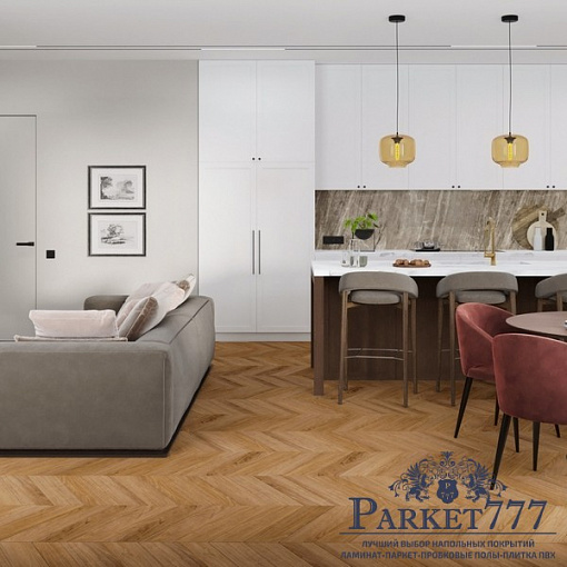 картинка Кварцвиниловая плитка DAMY FLOOR Chevron LVT Монсоро DF09-CH-LVT от магазина Parket777