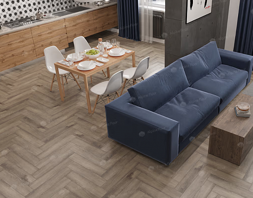 картинка Ламинат SPC Alpine Floor Parquet Light Изящный паркет Дуб Исида Eco 13-15 МС от магазина Parket777