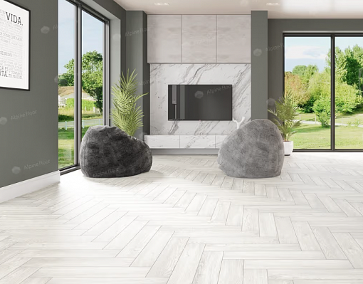 картинка Ламинат SPC Alpine Floor Parquet Light Изящный паркет Дуб Арктик Eco 13-4 МС от магазина Parket777