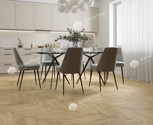 картинка Ламинат SPC Alpine Floor Parquet Premium Премиальный паркет Дуб Ваниль Селект Eco 19-3 МС от магазина Parket777