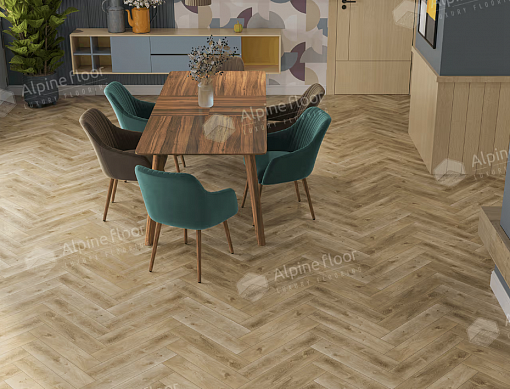 картинка Ламинат SPC Alpine Floor Parquet LVT Дуб Кастор ECO 16-34 от магазина Parket777