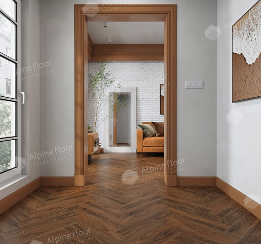 картинка Ламинат SPC Alpine Floor Nut Орех Кенари Eco 22-4 MC от магазина Parket777