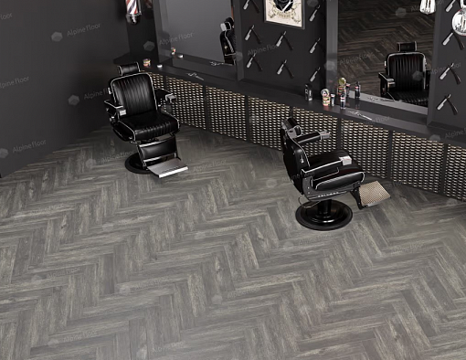 картинка Ламинат SPC Alpine Floor Parquet Light Изящный паркет Венге Грей Eco 13-8 МС от магазина Parket777