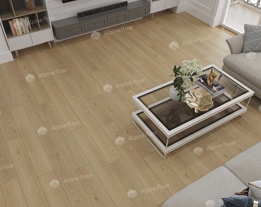 картинка Ламинат SPC Alpine Floor Easy Line Дуб Марципановый ЕСО 3-37 от магазина Parket777