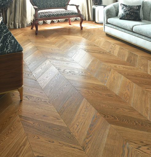 картинка Инженерная доска AnticWood Английская елка Карамель от магазина Parket777