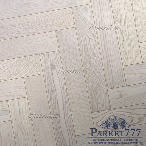 картинка Паркет елочка GREENLINE Английская елка Smart Herringbone Дуб Ванила 615 от магазина Parket777