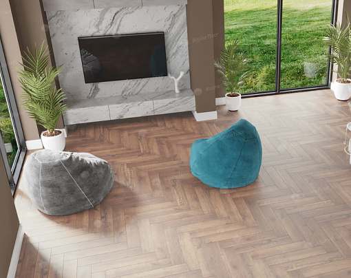 картинка Ламинат SPC Alpine Floor Parquet Premium Премиальный паркет Королевский Дуб Royal Eco 19-2 МС от магазина Parket777